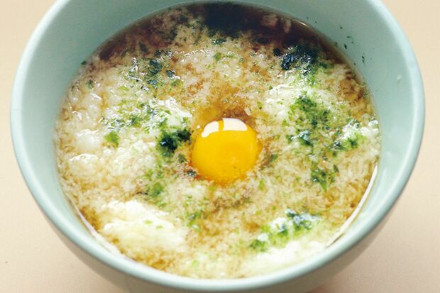 長いもの月見だれ