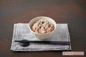 あずきバーを使ったお赤飯