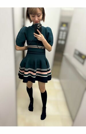 自撮りファッションも多く投稿している元SDN・光上せあら（公式ブログより）