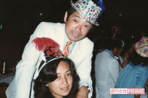 立川談志さんと松岡ゆみこさんの思い出の写真