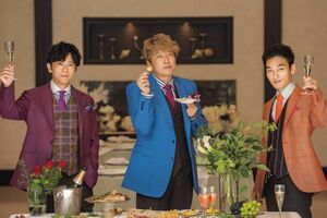 稲垣吾郎×香取慎吾×草なぎ剛（撮影／アライテツヤ）