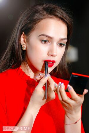 アリーナ・ザギトワ 撮影/佐藤靖彦