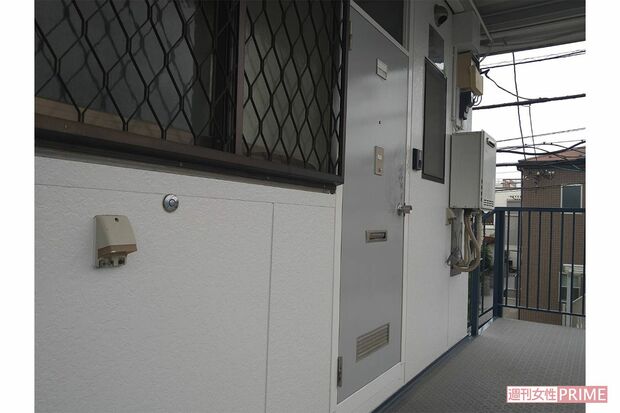 事件現場となった、内田芳夫容疑者の自宅アパート