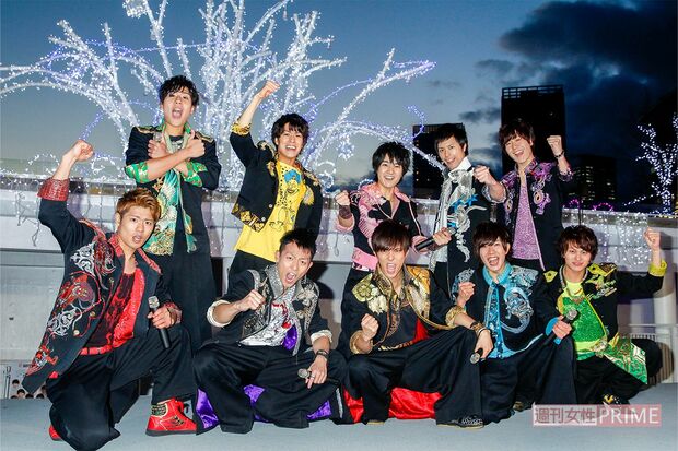 '16年当時は10人いた『BOYSANDMEN』。元気な小林（前列右端）の姿も