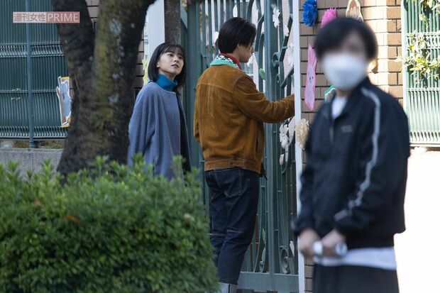 『クロサギ』ヒロイン役を務める黒島結菜（2022年11月、『クロサギ』ロケ）