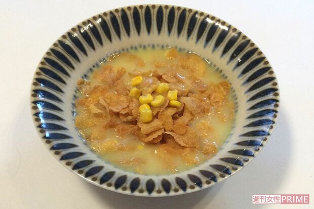 コーンスープ×コーンフレーク