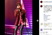 ステージ上での稲葉浩志(B’z公式インスタグラムより)