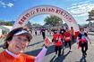 今年2月には熊本城マラソンで3kmを完走（佐藤弘道さんのブログより）