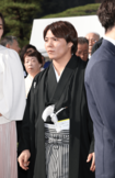 園遊会に参加した柔道男子66キロ級の阿部一二三選手