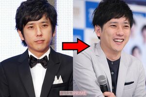'14年と比べると、顔まわりが少しふっくらした二宮和也