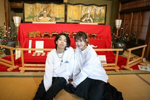 角田市の魅力を発信する紗栄子とYOSHI。被災地支援プロジェクト『YOURRESTAURANT』プレスリリースより