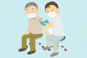 ワクチン接種のイメージイラスト