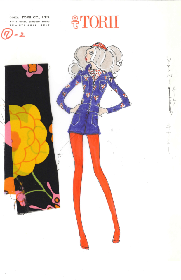 鳥居さんの描くデッサン画。時代を超えて今見てもおしゃれ!