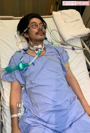 人工呼吸器をつけた俳優の小堀正博さん「息を吸い込む量やスピードに慣れるまで苦労しました」　写真／本人提供