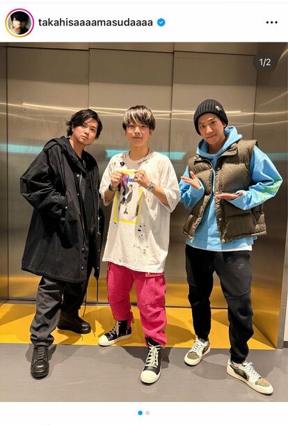 NEWSの画像・写真 | 増田貴久（中）のソロコンサートを観覧に来ていた
