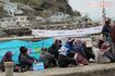 上関原発の新設に抗議して座り込みをする島民たち 撮影/山秋 真
