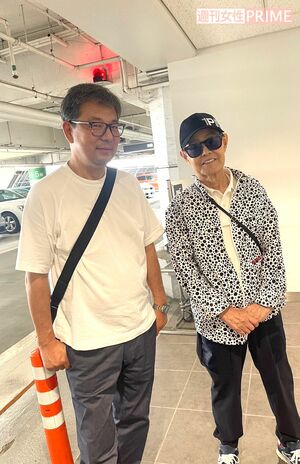 鈴木奈々ちゃんのお父さんと加トちゃんの3人でお出かけしました 撮影/加藤綾菜