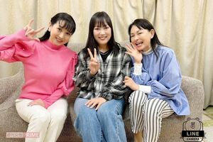 写真左から西村知美さん、大西結花さん、田中美奈子さん