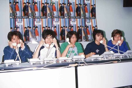 '01年4月　シングル『君のために僕がいる』イベント