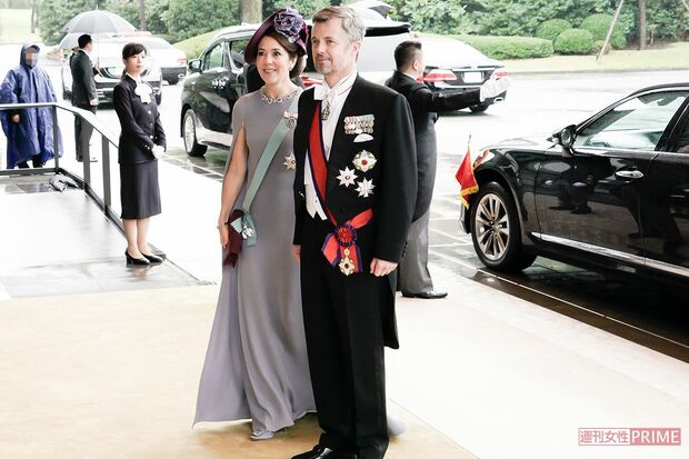 デンマーク、フレデリック皇太子夫妻　撮影／JMPA