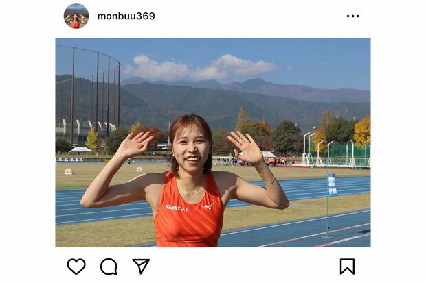 実業団に所属せず、自らスポンサーを探して活動している剱持クリア（公式インスタグラムより）