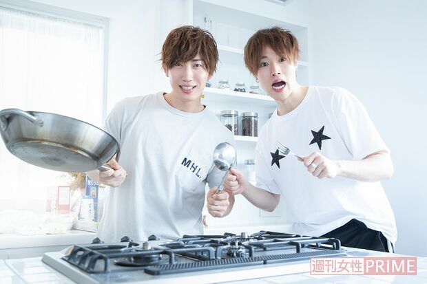 (左)サンウ、(右)ルイ　撮影／廣瀬靖士