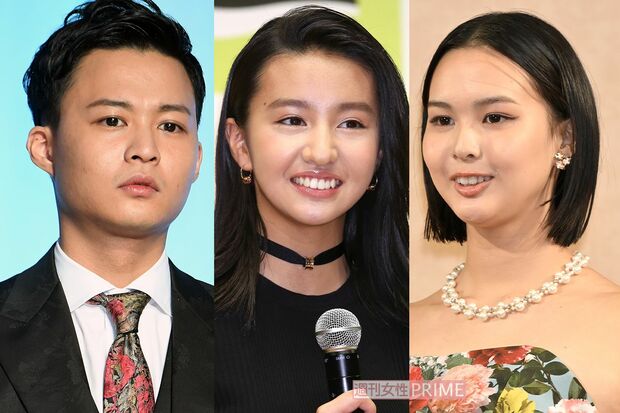 写真左から花田優一、Koki，、白河れい
