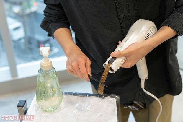 （3）ドライして仕上がりを確認（撮影／伊藤和幸）