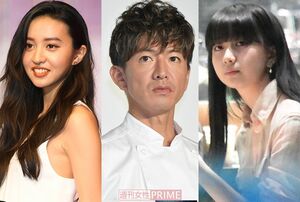 (写真左から)Koki,、木村拓哉、Cocomi