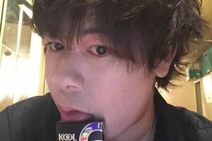 山下有瑠人容疑者。髪の毛は地毛でパーマはかけていないとのこと（写真はツイッターより）