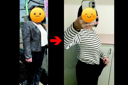 サワさん48歳(158cm)7か月でー16kg!79kg→63kg