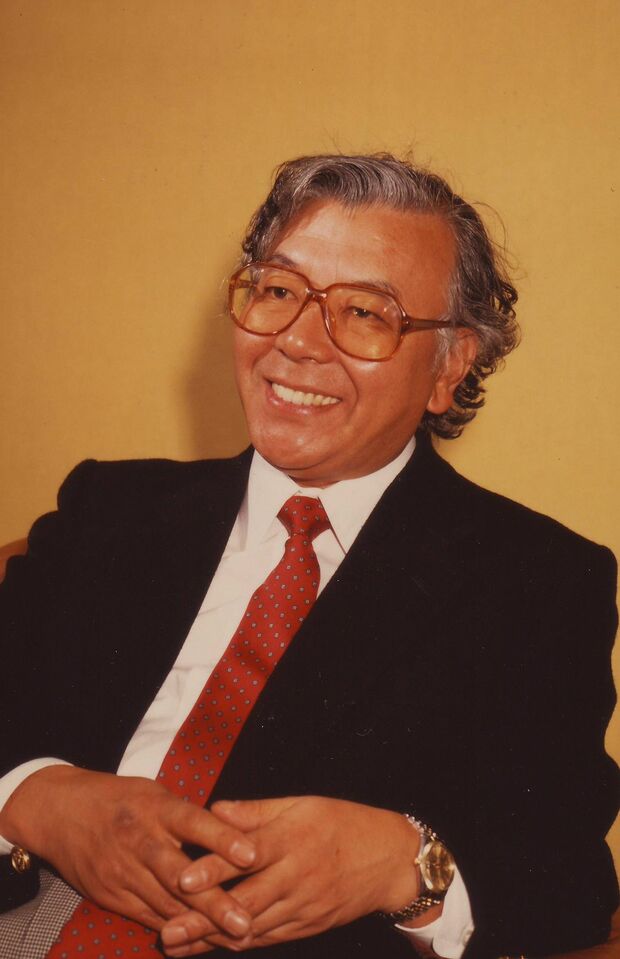 故・櫻田慧氏。アメリカで食べたハンバーガーに感動したのがモスバーガー創業のきっかけ（同社撮影）