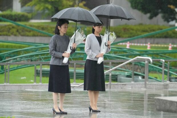 紀子さまと佳子さまも終戦記念日を目前に広島県で戦没者を慰霊された（8月11日）