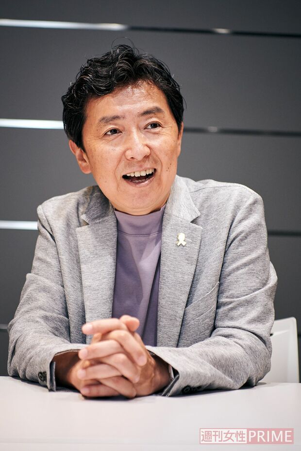 フリーアナウンサー笠井信輔さん　撮影／山田智絵