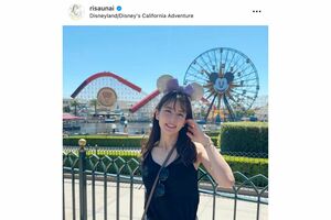 宇内梨沙アナ（本人インスタグラムより）