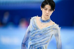 北京五輪、2月8日のSPに挑む羽生結弦（JMPA代表撮影）