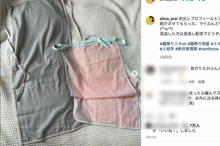 新井恵理那アナが自身のインスタで紹介した「マイふんどし」