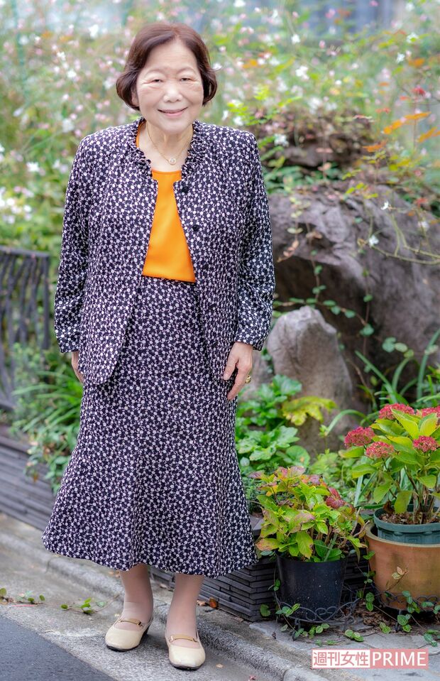 評論家　樋口恵子さん　撮影／佐藤靖彦