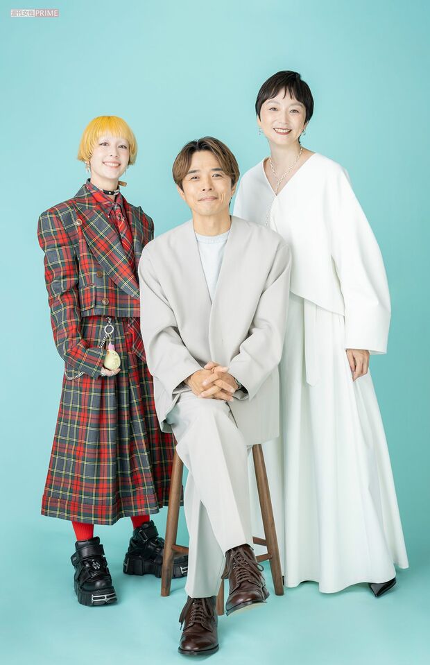 『すみっコぐらし』映画第4弾、ナレーションの井ノ原快彦と本上まなみ、主題歌『君の傘』を歌う木村カエラ（撮影／齋藤周造）