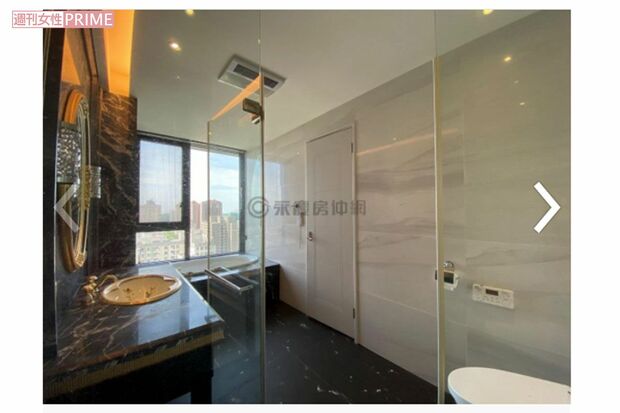 ふたりが入居していた高雄市の1.5億円マンションのトイレ（不動産サイトより）