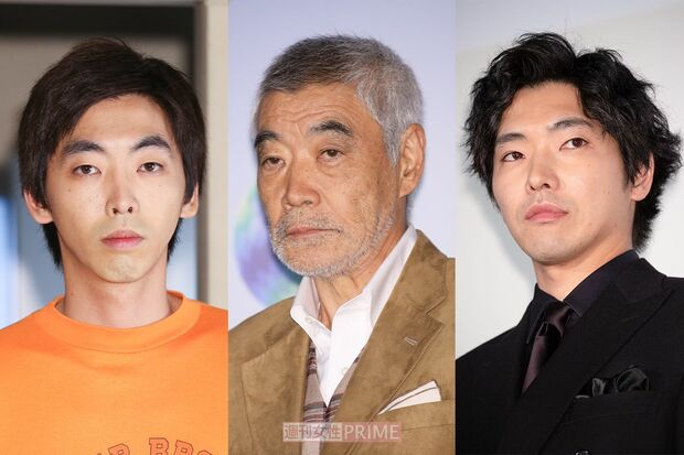 柄本親子。幼いころから時生に「世界で一番カッコいい！」と言われ続けた佑だが、並べると3人そっくり！