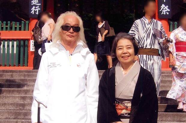 結婚35年目の'08年7月に京都を旅行。夫婦和合のご利益があるとされる八坂神社で