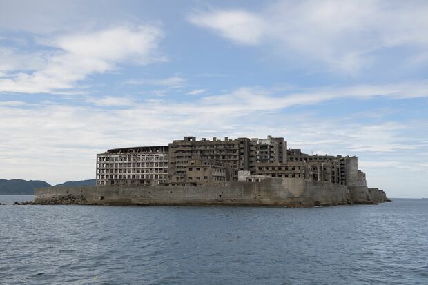 世界遺産の軍艦島