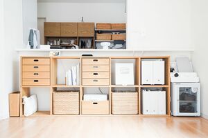 プチプラ収納術　写真／フジモリタイシ、ヒラヤマタイジロー（『スキマをうめる収納ルール』より）