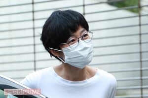 10月11日、日本テレビへ向かう前に朗らかに応対してくれた有働