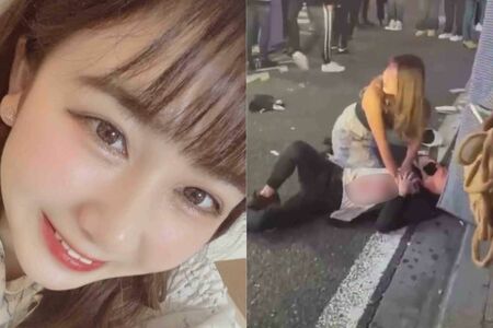 歌舞伎町のホスト殺人未遂事件で被害男性の救護にあたった銀河さんと悲惨な事件現場(銀河さんのXより)
