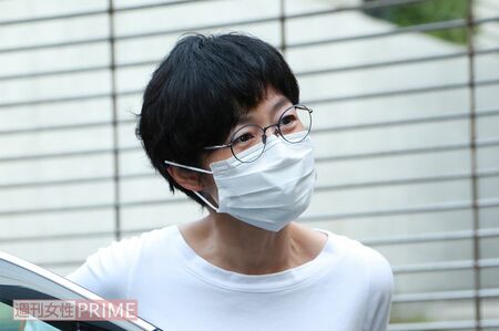 10月11日、日本テレビへ向かう前に朗らかに応対してくれた有働