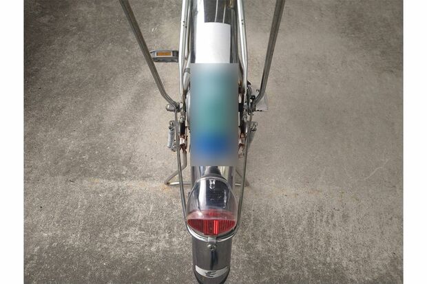 容疑者の長男が乗っていると思われる自転車