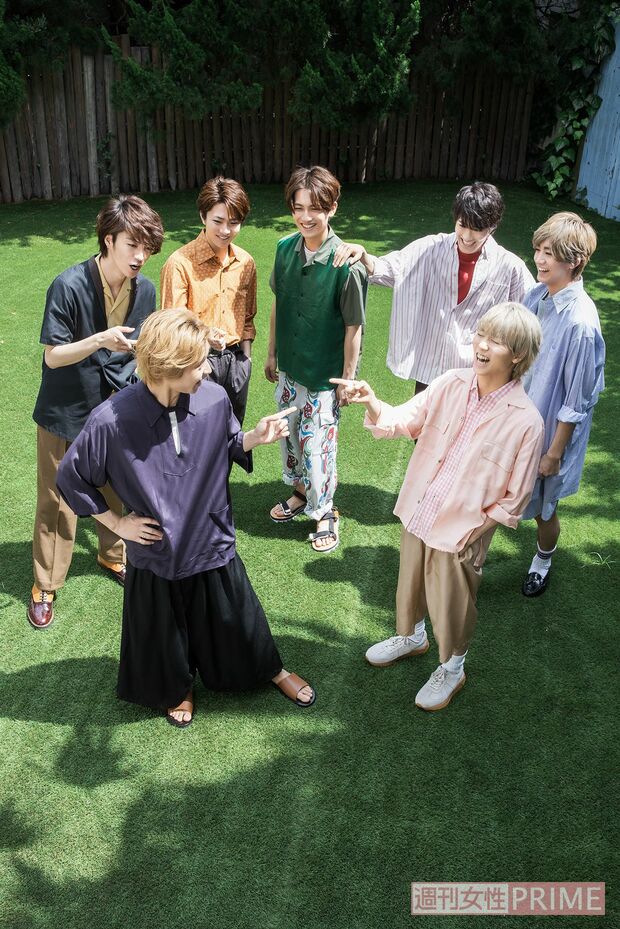 『週刊女性』に7人揃って初登場！（'19年）撮影／廣瀬靖士