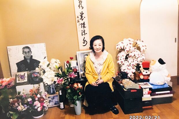 自宅には夫に関する思い出のものがたくさん残っている